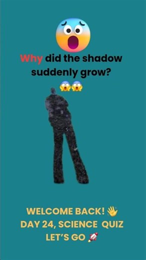 Why Does a Shadow Become Bigger? 👤 | Physics Experiment Quiz#ShadowExperiment#PhysicsExperiment