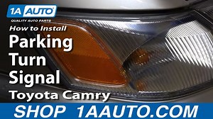 How to Replace Corner Light 1997-99 Toyota Camry