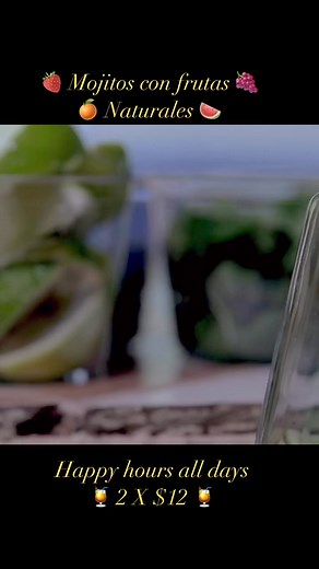 Saludos familia!!!! Sus Mojitos favoritos toda nuestra variedad de frutas naturales al precio que te encanta, 2 sabrosos mojitos por tan solo $12!! Ven y junto a tu familia o amistades disfruta de momentos inolvidables! #RestaurantesdePR #mojitotime #MojitoChallenge #turismopuertorico #cena #familiafeliz | Casa Linda Panoramic Restaurant