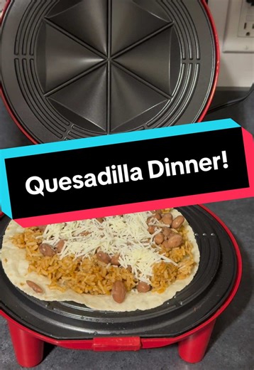 Dinner time! The girls remembered they have a quesadilla maker so they had Mommy make a rice, bean, and cheese one for dinner! Now to get all electronics charged for the storm tomorrow! #reborndoll #reborncommunity #R3B3CCA #icestorm #toddlersoftiktok
