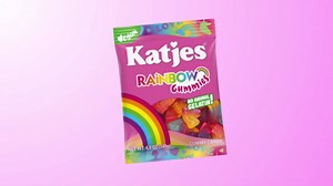 Katjes Rainbow Soft & Flavorful Gummy Candy (3 Pack), Wildly Good Vegan Sweet Unicorn Multicolor Gummies, Rainbow Shapes, No Artificial Dyes or Flavors, Gelatin Free, Kids Vegetarian Snacks, 4.9 oz Bags