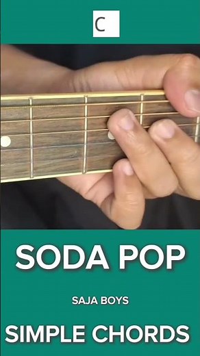 Soda Pop | SIMPLE CHORDS Guitar Tutorial | Saja Boys