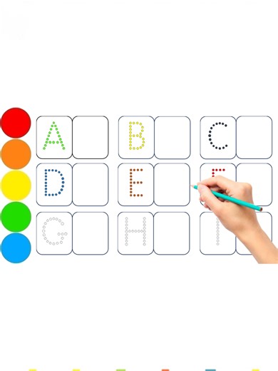 Teaching Writing ABC for Preschool | ABCD | A to I | English for kids