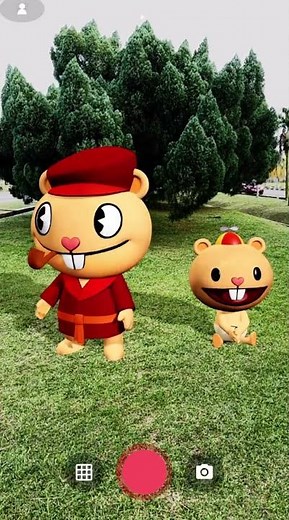 Pop and Cub #happytreefriends