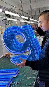 We can make different colors for you like this #sign#signage #design #signagedesign #ledlight#signature #lightbox #lamplight #ledlightstrip #led#logodesign #sourcefactory #shop #store #abyss#foryou | Signboard manufacturer