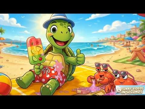 The funniest turtle on the beach