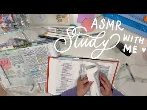 ASMR real time Bible study with me [no talking, no music]