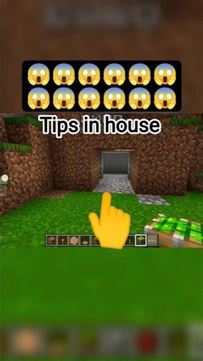 minecraft tips in house 🏠🧐 #gaming #shorts