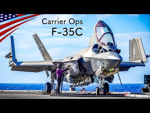 Stealth Jet at Sea – Real F-35C Operations Aboard US Navy Carriers