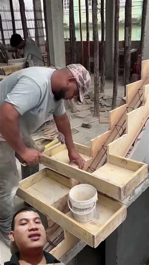 Making a fishbone staircase to save money #xcavator #fruit #wheelsaw