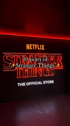 10yrs of Stranger Things 🖤 #strangerthings #netflix