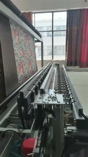 Automatic printed fabric sewing and cutting machine #machine #sewing #cuttingmachine