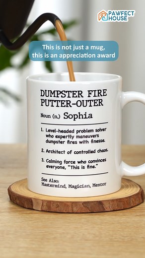 Custom mug for coworkers - personalized funny gift celebrating your office hero who solves problems and architects controlled chaos with finesse! ☕ US & International shipping ✈️ #pawfecthouse #personalized #gifts #mug #coworker #funny | Pawfect House Global | Facebook