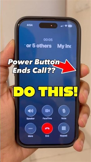 Stop iPhone Power Button From Ending Calls