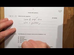 AQA GCSE Computer Science 2018 Paper 1 Question 1