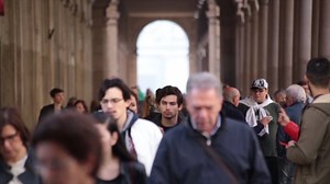 Crowd, People, City. Free Stock Video