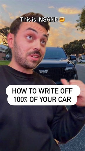 How Section 179 Works for Car Tax Write Off 🤯 If your vehicle weighs over 6,000 Ibs (GVWR) and is used 50% for business, you can deduct up to $31,300 of the cost in the first year - plus bonus depreciation on (potentially) the rest of the cost. That’s why you see so many business owners driving G-Wagons, Escalades, and big trucks Reminder: Must be for business purposes 50% or more - or the IRS might come knocking! #taxwriteoff #taxtips #section179 #personalfinance #cadillacescalade | Josh Rinco