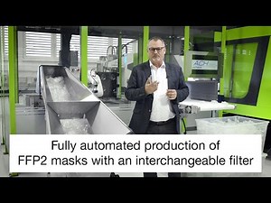 Fully automated production of FFP2 masks with interchangeable filters