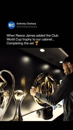 Entirely Chelsea on Instagram: "Reece James adding the final piece to the puzzle 🏆"