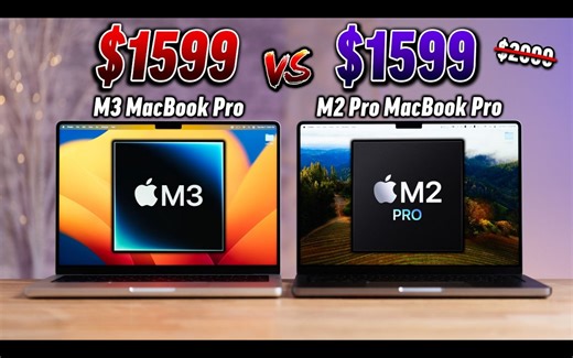 【4K】M3 vs M2 Pro：14英寸 MacBook Pro 详细对比 | 作者：Max Tech | 机翻中文