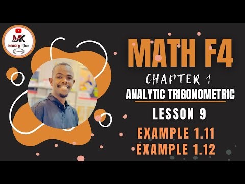 Form 4 Math | Chapter 1 | Casharka 9aad | Example 1.12 and 1.13 | Manahjaka cusub