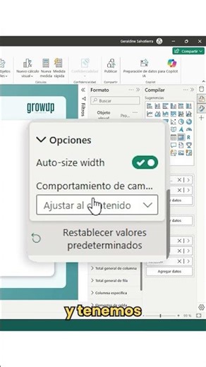 Adjusting column widths in arrays