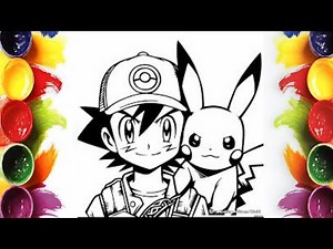 Relaxing Learning: How to Color Pokémon | Mini Artist Coloring Tutorial