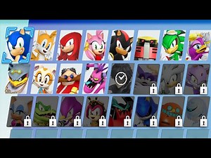 Sonic Racing CrossWorlds - All Characters (Open Beta) 4K