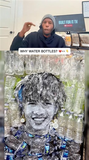 She Built This Entire Mural From Water Bottles… Then I Learned Why 😳💔