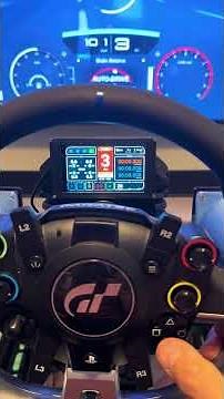 DIY Sim Racing Dash - Vocore Screen DDU Running Simhub + Lovely Dashboard in Gran Turismo 7
