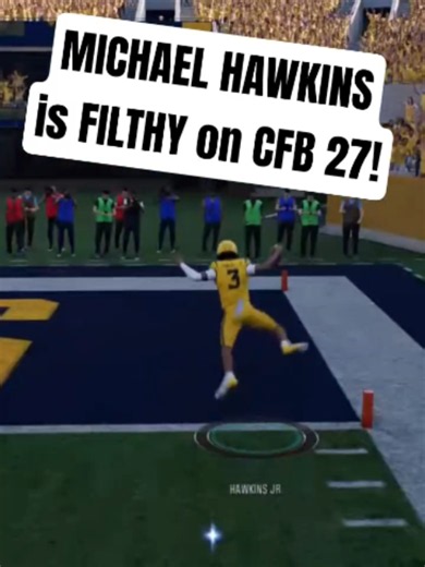 #wvu QB Mike Hawkins is SO FUN to use on #cfb27! Check out more #easportscollegefootball content on the JC's CFB YouTube Channel! #eacfb #easportscollegefootball27 #eacfb27 #easports #ncaafootball #ncaa27 #ncaafootball27 #easportsncaafootball #cfb