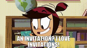 An invitation? I love invitations!