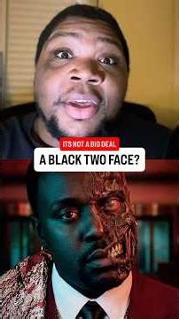 Two Face being Black really isn’t a Big deal #dcu #dccomics #batman #film #dcuniverse