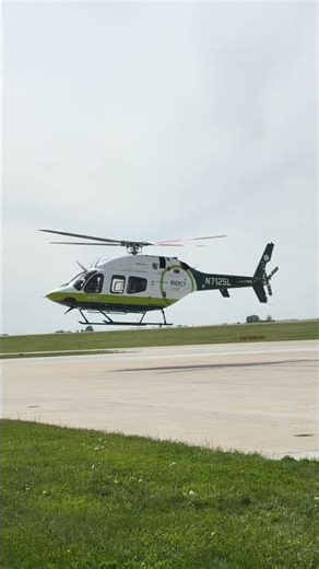 Bell 429 Landing- perfect touchdown