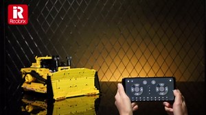 Reobrix D11 Bulldozer Building Set,APP Remote Control Loader RC Bulldozer Construction Toy with 2.4GHz Multi-Player Mode 22001,Tractor Sets for Birthday,1836PCS