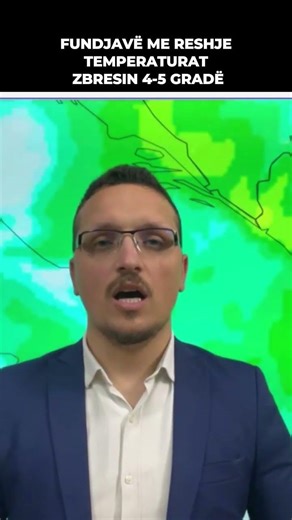 FUNDJAVË ME RESHJE/ TEMPERATURAT ZBRESIN 4-5 GRADË
