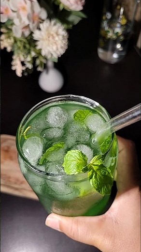 🌿🥤Make This Mint Syrup Once & Enjoy All Month! 💚✨ #mint #viral #asmr #drink