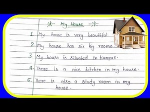 10 Lines Essay on My House 🏠// my house essay in English class 1 to 10// मेरे घर पर 10 लाइन वाक्य