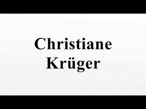 Christiane Krüger