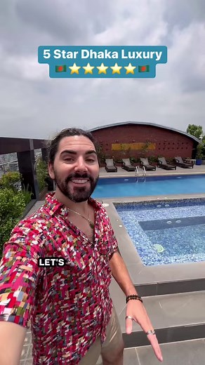 48K views · 805 reactions | My first time staying at a 5 STAR luxury hotel. The Dhaka Regency Hotel & Resort was the ultimate treat! #bangladesh #dhaka #luxurytravel | Brent Timm Travel | Facebook