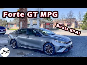 2022 Kia Forte GT – MPG Test | Real-world Highway Fuel Economy and Range