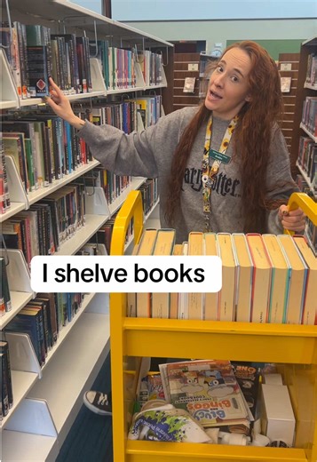 And she does it all so well 😌🤏 Working in a library is fun! Interested in what goes on behind the scenes? Volunteering is a great way to get your foot in the door. We’re looking for summer volunteers right now! Fill out an application online at www.mulvanelibary.org/volunteer or swing by for a paper version. Inspo: @Laramie County Library System #librariansoftiktok #booktok #library #fyp #libraryhumor