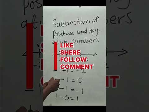 Subtraction of Positive and Negative Numbers Made Easy | No More Sign Confusion!