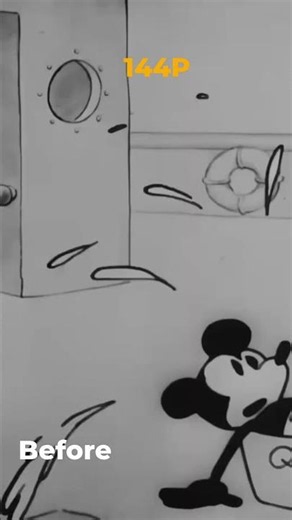Mickey’s First Sound Cartoon! Steamboat Willie 1928 4k image
