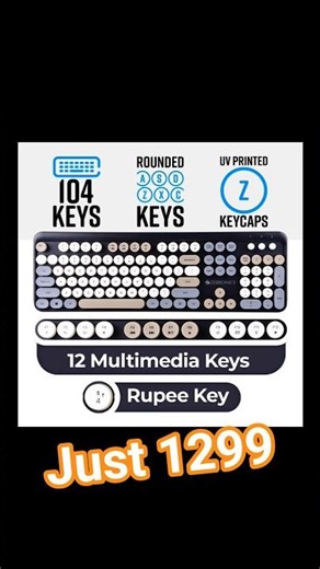Budget Me Typewriter Jaisa Feel! ⌨️ Zebronics Companion 301 Combo #shorts #zebronics #tranding #tech