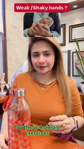 Weak / Shaky hands – exercise benefits 🤲 Regular hand and finger exercises can significantly help shaky or weak hands. Key benefits include: • Improved muscle strength – strengthens small hand and forearm muscles • Better grip strength – easier to hold objects, write, and perform daily tasks • Enhanced coordination & control – smoother, more precise movements • Reduced tremor intensity (in mild, non-neurological cases) • Improved blood circulation – nourishes nerves and muscles • Increased join