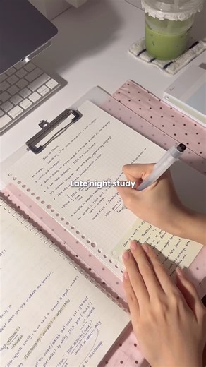 Emma | Study & Tech ☕️ on Instagram: "Review study notes before coming back to school after winter break Im not ready at all 😩 #study #studywithme #student #studyvlog"