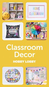47K views · 187 reactions | Visit Hobby Lobby® today and discover a world of exciting classroom decor! ✏️ Find everything from bulletin board cutouts to colorful rugs that will turn your classroom into a home away from home. Sale subject to change. https://bit.ly/4ntlCnw | Hobby Lobby | Facebook