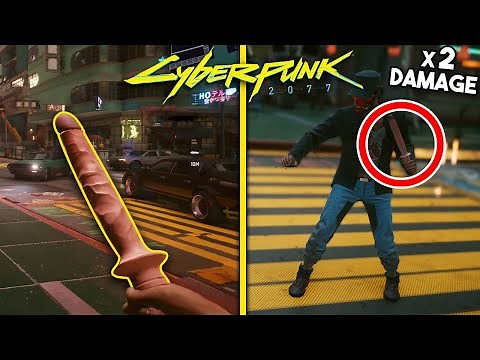 How To Get The BEST Melee Weapon In CyberPunk 2077! - Dildo Sword Location