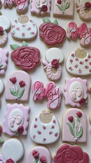 Delicious Floral Baby Shower Cookies to Celebrate 🎉